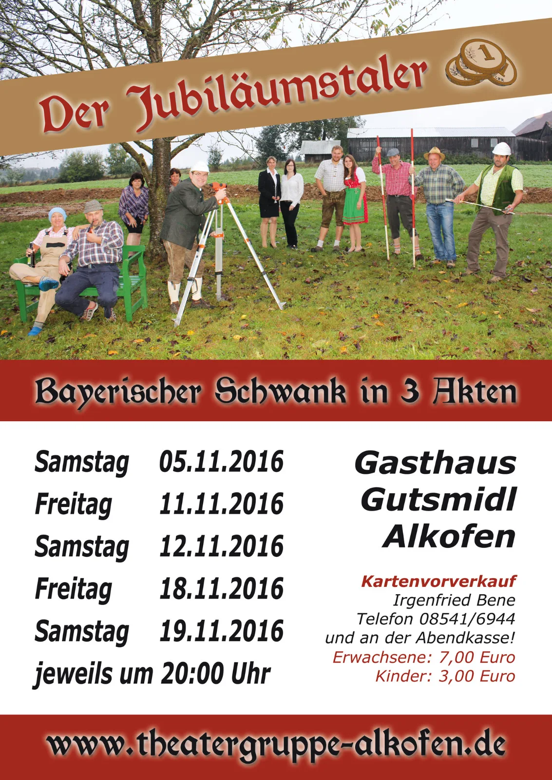 Plakat zu Der Jubiläumstaler