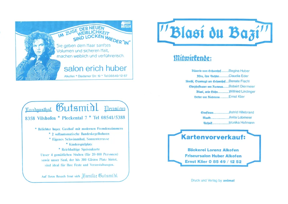 Blasi du Bazi – Flyer
