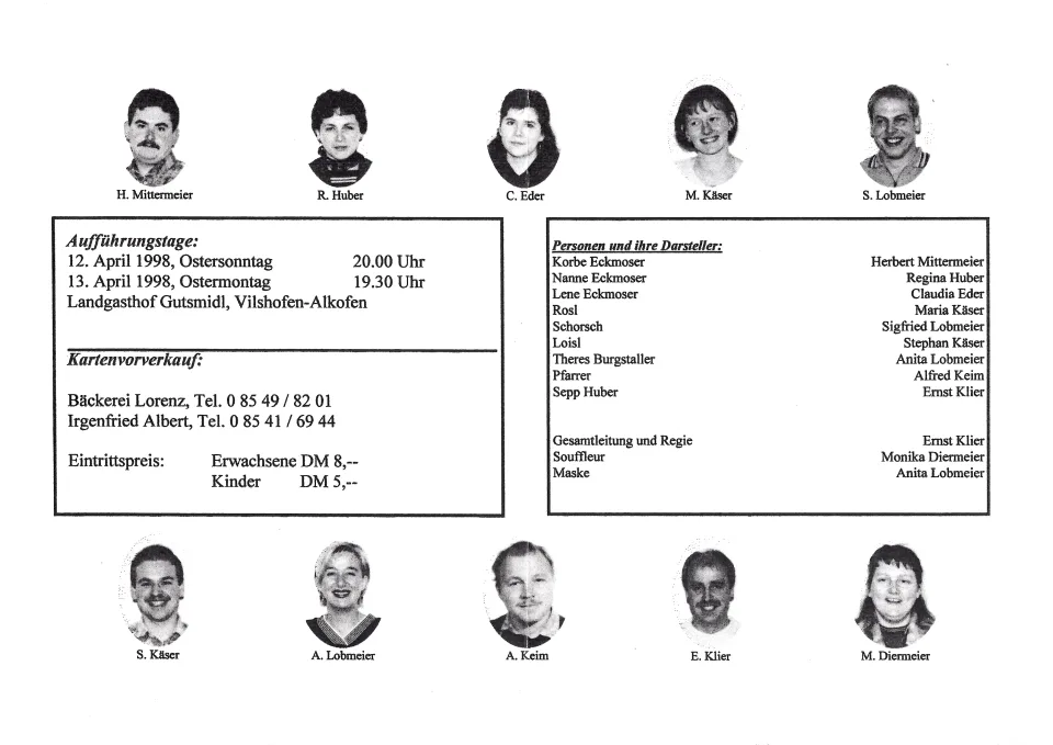 Der heilige Korbinian und die falsche Braut – Flyer