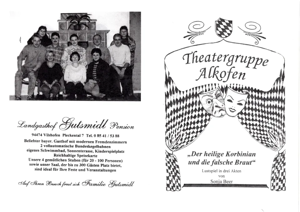 Der heilige Korbinian und die falsche Braut – Flyer