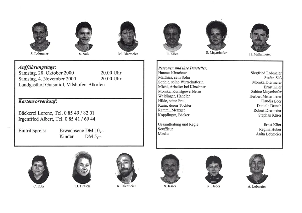 Die hölzerne Jungfrau – Flyer