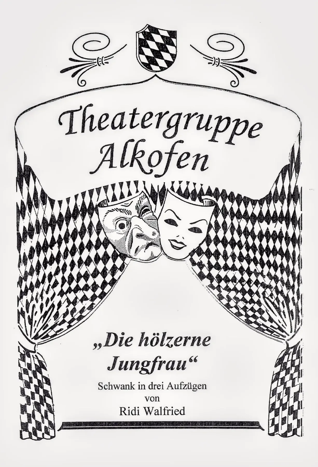 Plakat zu Die hölzerne Jungfrau
