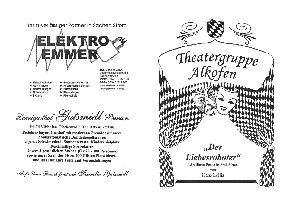Der Liebesroboter – Flyer