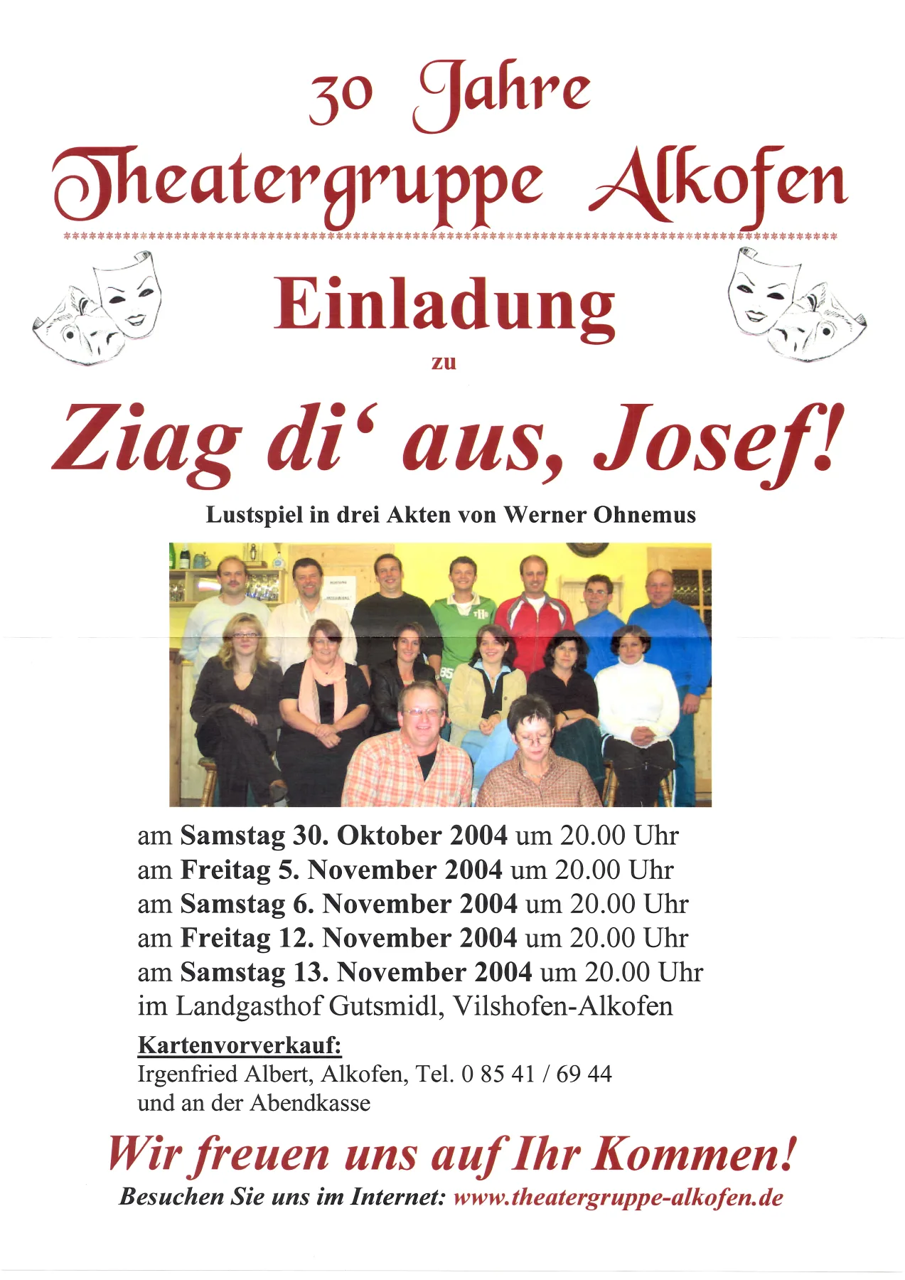 Plakat zu Ziag di aus Josef