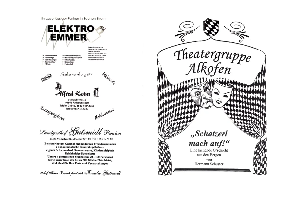 Schatzerl mach auf! – Flyer