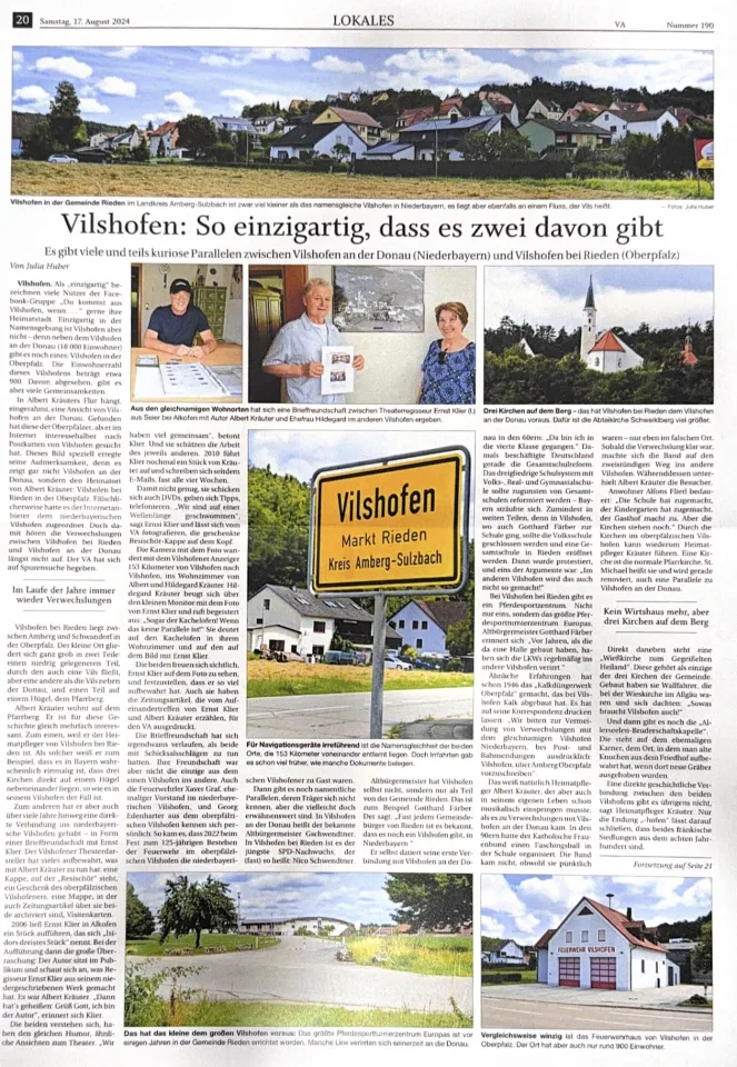 Vilshofen: So einzigartig, dass es zwei davon gibt